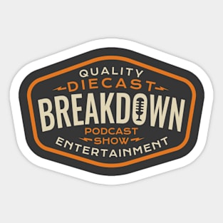 Diecast Breakdown - Quality Entertainment Patch (Dark) Sticker